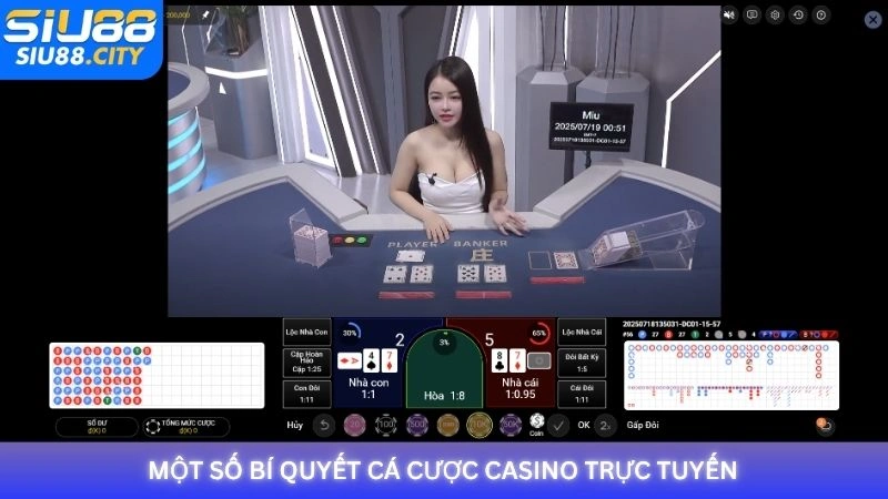 Một số bí quyết cá cược casino trực tuyến
