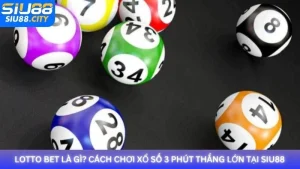 Lotto Bet là gì? Cách chơi xổ số 3 phút thắng lớn tại Siu88