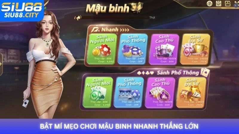 Bật mí mẹo chơi Mậu Binh nhanh thắng lớn