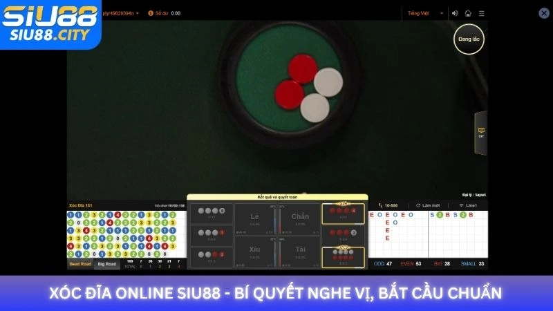 Xóc Đĩa Online Siu88 - Bí quyết nghe vị, bắt cầu chuẩn