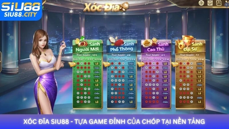 Xóc đĩa Siu88 - Tựa game đỉnh của chóp tại nền tảng casino uy tín